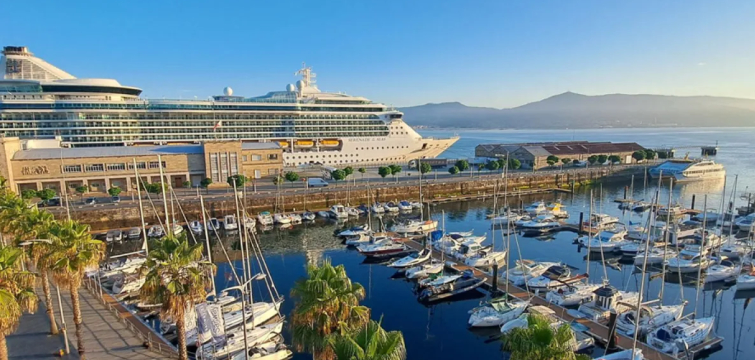 Cruise liners visiting Vigo