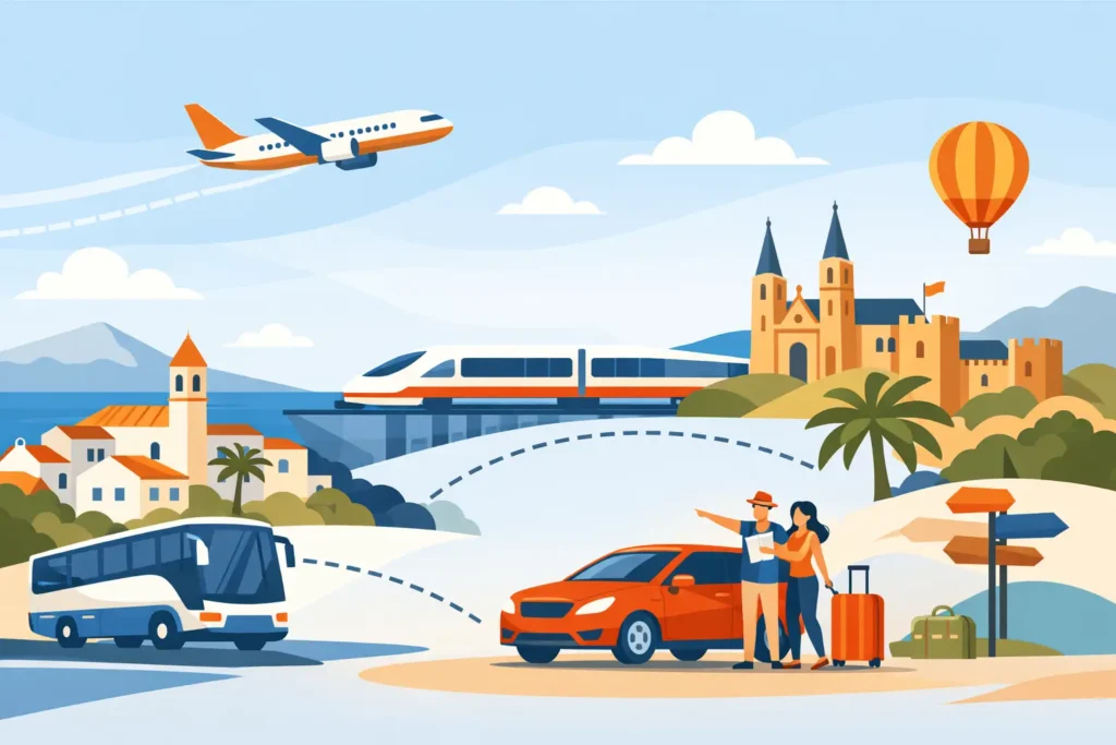 How to Travel Between Spanish Towns