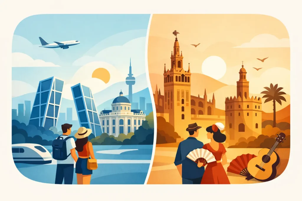 Madrid or Seville travel: which suits you?