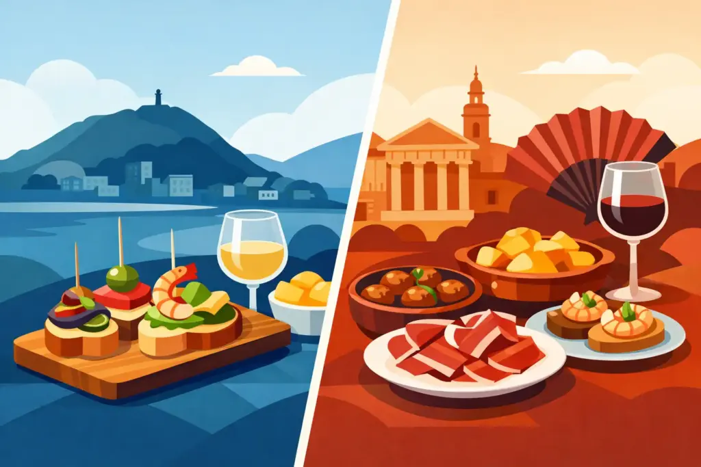 Pintxos vs Tapas in Spain: What Changes?