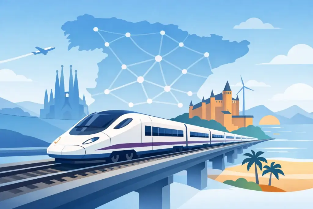 Spain’s High Speed Rail Network for Travellers