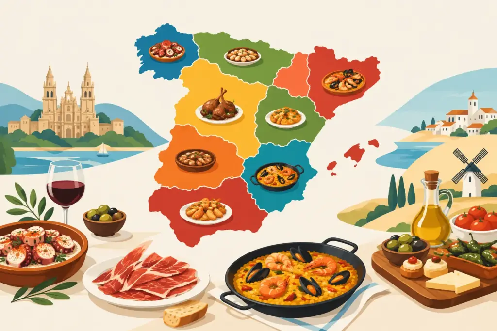 Spanish Gastronomy Across Spain’s Regions